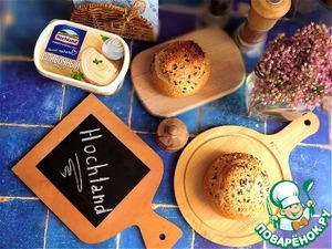 Хлебные горшочки с мясом и сыром Хлебные горшочки с мясом и сыром