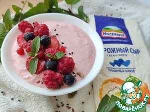Клубничный боул с творожным сыром Клубничный боул с творожным сыром