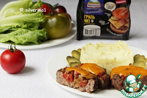 Котлеты с овощами и сыром