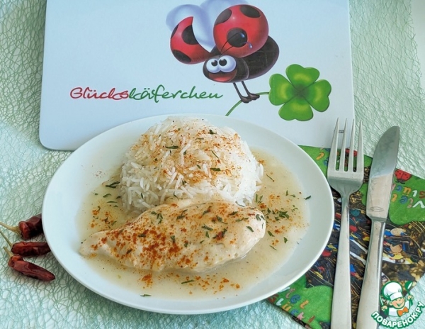 Куриная грудка в кокосово-лаймовом соусе Куриная грудка в кокосово-лаймовом соусе