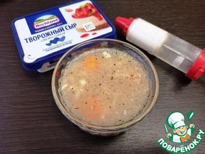Куриный холодец со сливочным хреном Куриный холодец со сливочным хреном