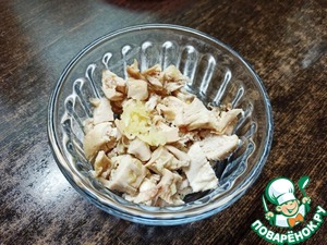 Куриный холодец со сливочным хреном Куриный холодец со сливочным хреном