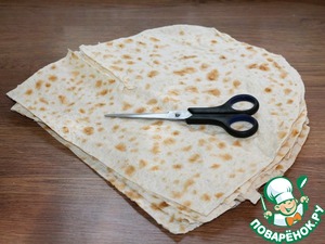 Лаваш армянский с овощами и кетой Лаваш армянский с овощами и кетой