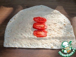 Лаваш армянский с овощами и кетой Лаваш армянский с овощами и кетой