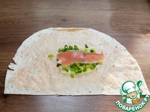 Лаваш армянский с овощами и кетой Лаваш армянский с овощами и кетой