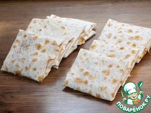 Лаваш армянский с овощами и кетой Лаваш армянский с овощами и кетой