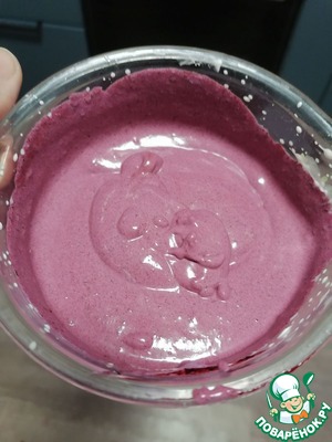 Мороженое из черники