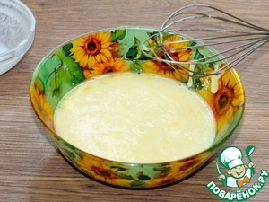 Омлет с авокадо и плавленным сыром Омлет с авокадо и плавленным сыром