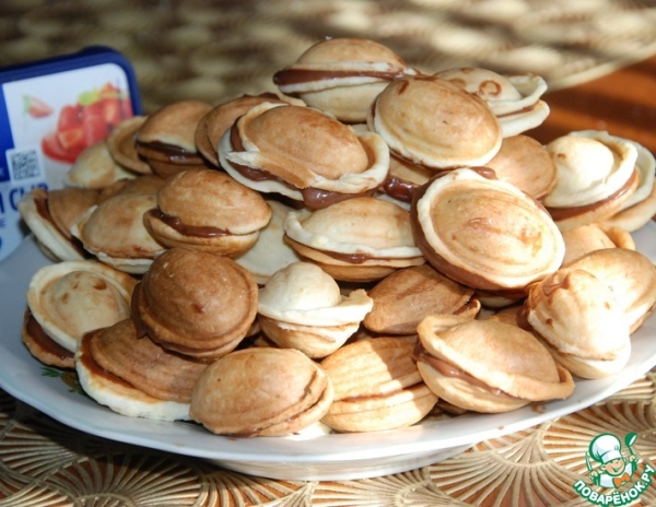 Орешки с шоколадом