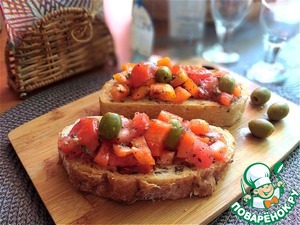 Простейшая брускетта