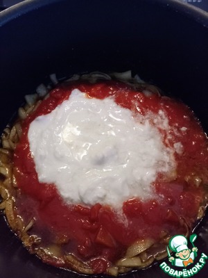 Рыба тушеная в кокосово-томатном соусе Рыба тушеная в кокосово-томатном соусе