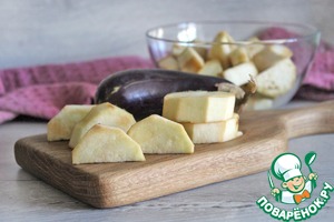 Салат из баклажанов, перца, томатов с творожным сыром Салат из баклажанов, перца, томатов с творожным сыром