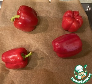 Салат из печеного перца Салат из печеного перца