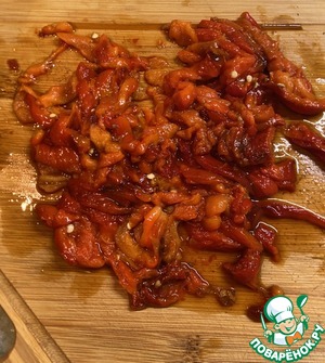 Салат из печеного перца Салат из печеного перца