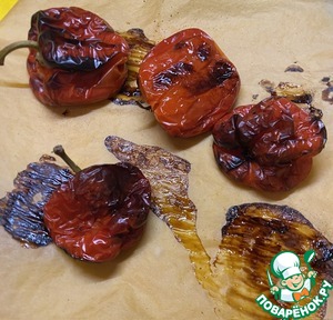 Салат из печеного перца Салат из печеного перца