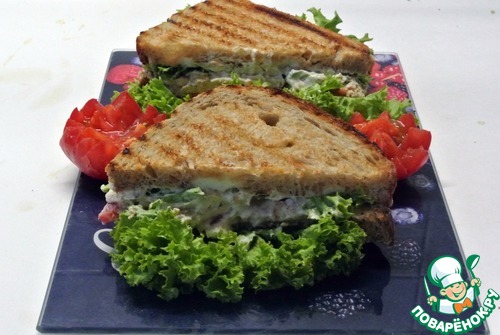 Сэндвич с куриным филе Сэндвич с куриным филе