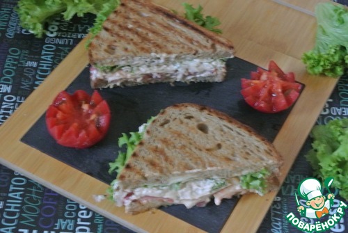 Сэндвич с куриным филе Сэндвич с куриным филе