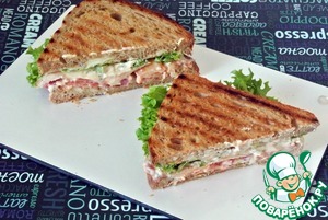 Сэндвич с куриным филе Сэндвич с куриным филе