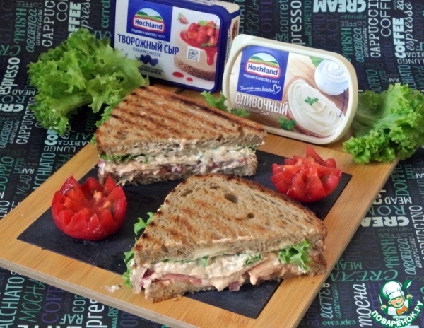 Сэндвич с куриным филе Сэндвич с куриным филе
