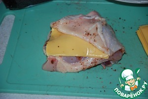 Сырно-чесночная курица