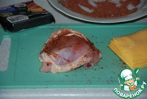 Сырно-чесночная курица