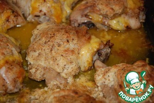 Сырно-чесночная курица