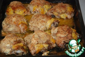 Сырно-чесночная курица