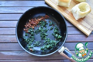 Сырные булочки с шпинатом и беконом