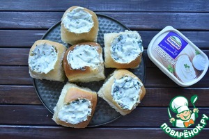 Сырные булочки с шпинатом и беконом