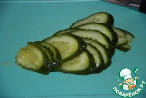 Теплый салат с мясными шариками Теплый салат с мясными шариками