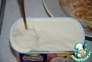 Теплый салат с мясными шариками Теплый салат с мясными шариками