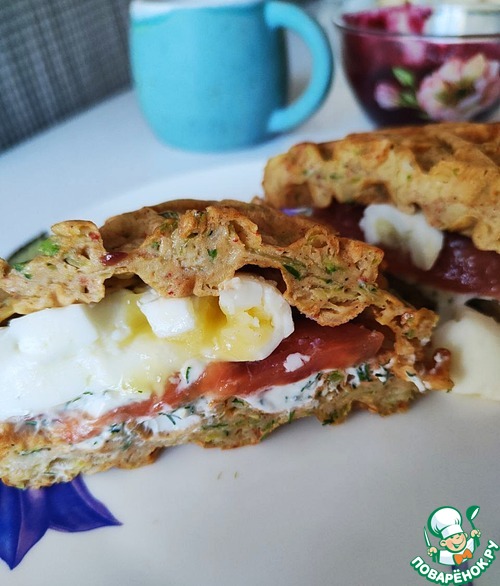 Вафельный бургер Вафельный бургер