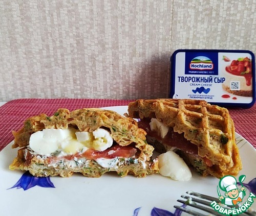 Вафельный бургер Вафельный бургер