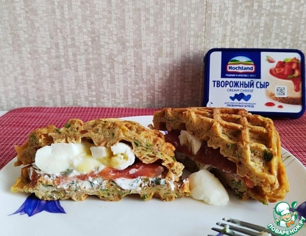 Вафельный бургер Вафельный бургер