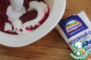 Закусочное свекольно-творожное суфле