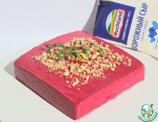 Закусочное свекольно-творожное суфле