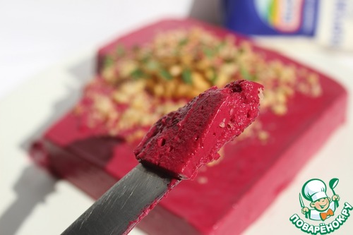 Закусочное свекольно-творожное суфле