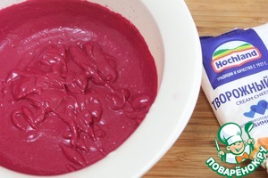 Закусочное свекольно-творожное суфле