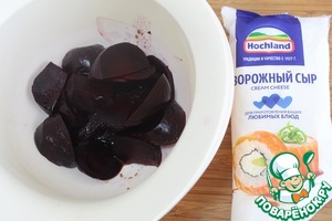 Закусочное свекольно-творожное суфле