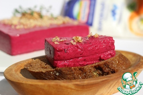 Закусочное свекольно-творожное суфле