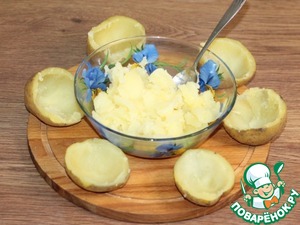 Запеченная картошка с сыром и грудинкой Запеченная картошка с сыром и грудинкой