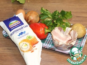 Запеченная картошка с сыром и грудинкой Запеченная картошка с сыром и грудинкой