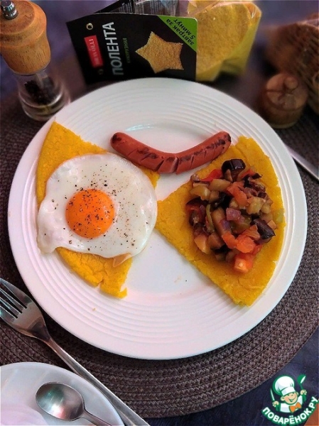 Кукурузная лепёшка из поленты Кукурузная лепёшка из поленты