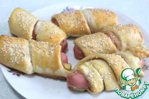 Сосиски в пикантной обертке Сосиски в пикантной обертке