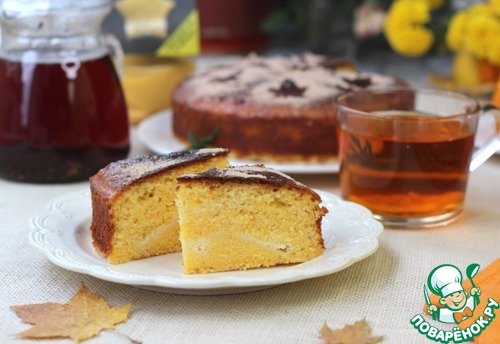 Апельсиновый пирог с кукурузной полентой Апельсиновый пирог с кукурузной полентой