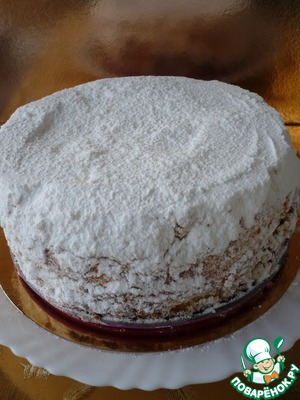 Пирог с творожным сыром и клубникой Пирог с творожным сыром и клубникой