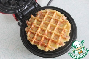 Картофельные пикантные вафли