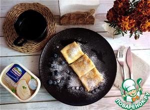 Блинчики с сыром и шоколадом