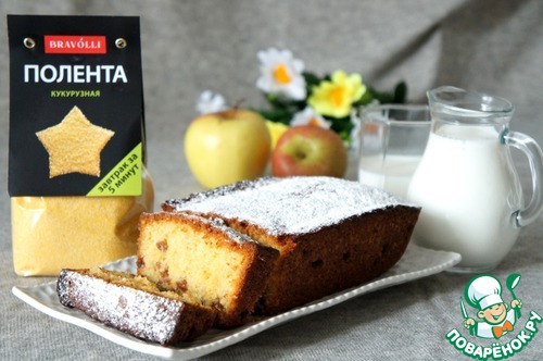 Кукурузный кекс с изюмом Кукурузный кекс с изюмом