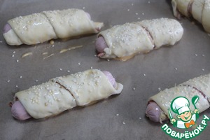 Сосиски в пикантной обертке Сосиски в пикантной обертке